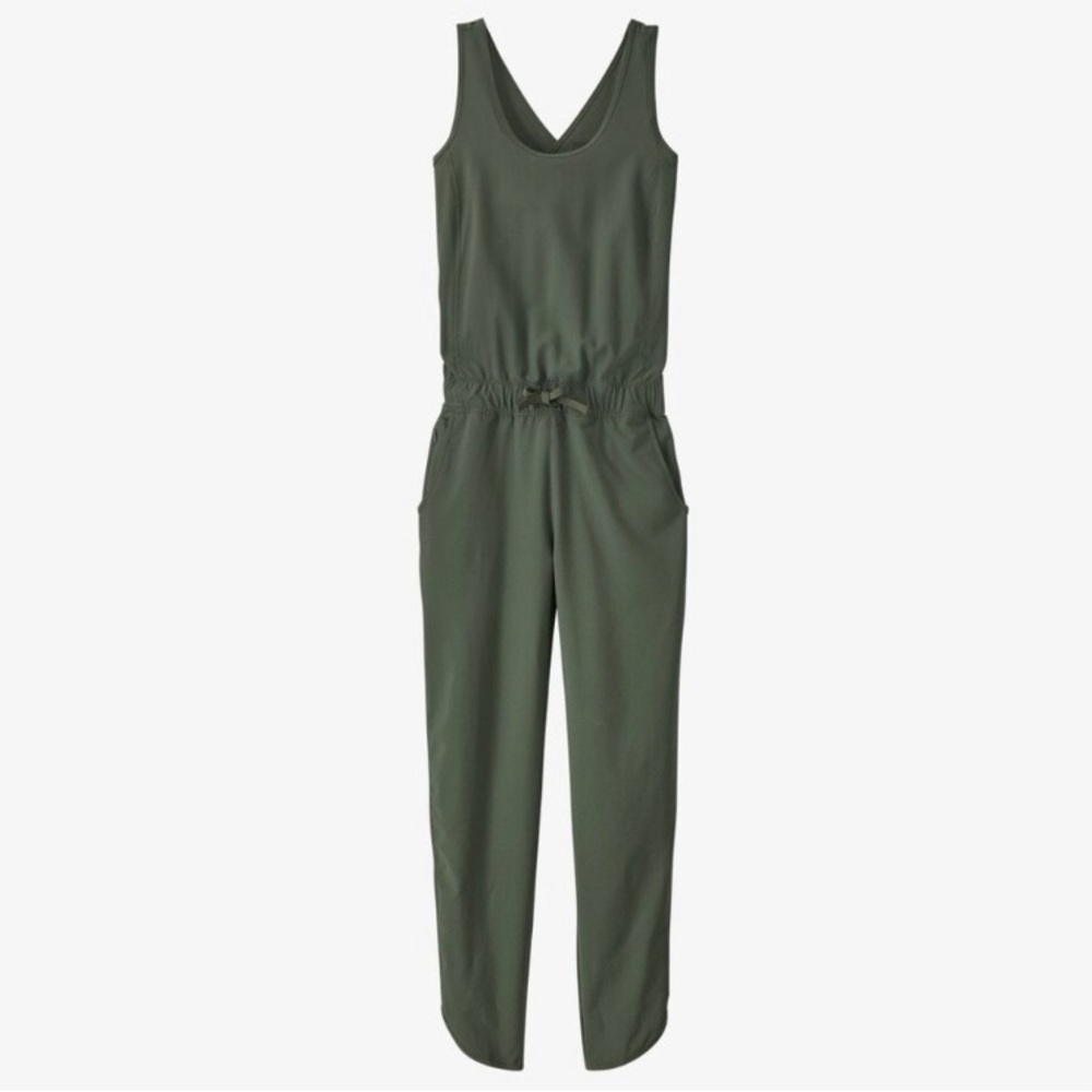 Patagonia Fleetwith Romper in kale green. NWOT!!!!